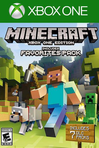 Cheap Minecraft Favorites Pack Xbox One Digital Delivery Livecards Co Uk