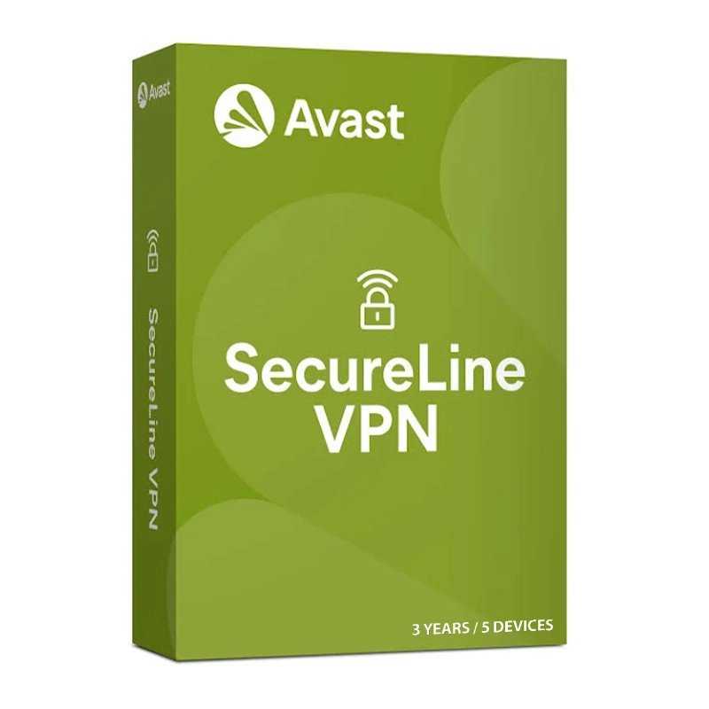 Avast SecureLine VPN 3 Years 5 Devices