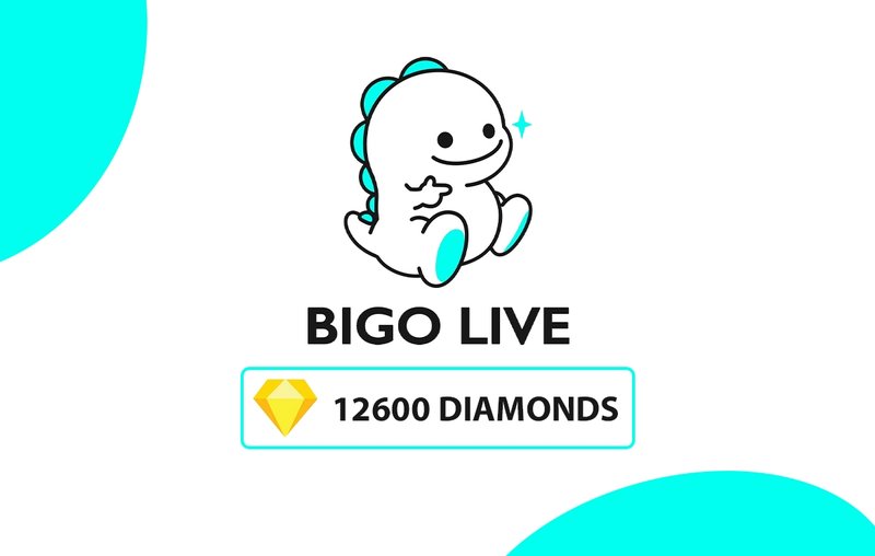 Bigo Live - 12000 + 600 Bonus Diamonds