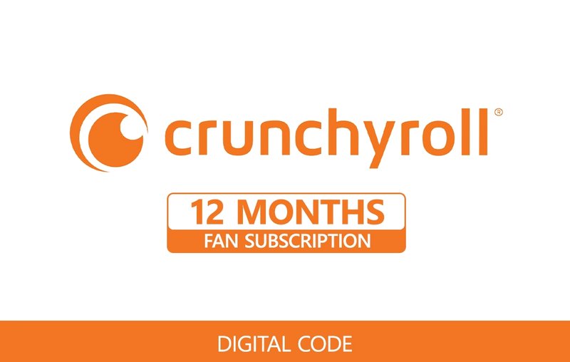 Crunchyroll 12 Months Fan Subscription