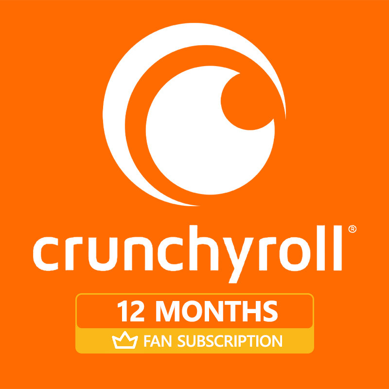 Crunchyroll 12 Months Fan Subscription