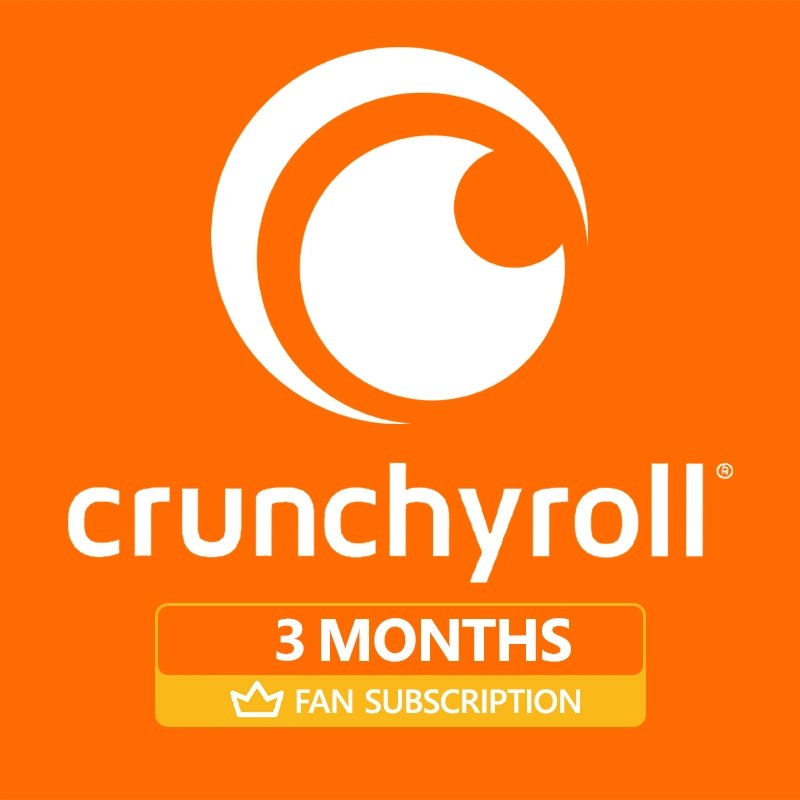 Crunchyroll 3 Months Fan Subscription