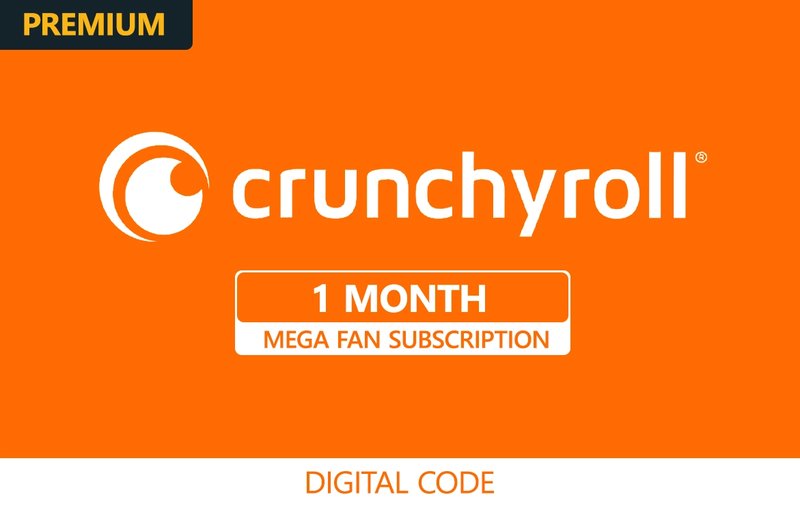 Crunchyroll Premium Mega Fan 1 Month Subscription