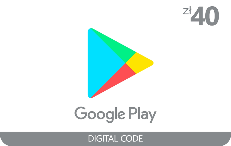 Google Play Gift Card 40 PLN Polish
