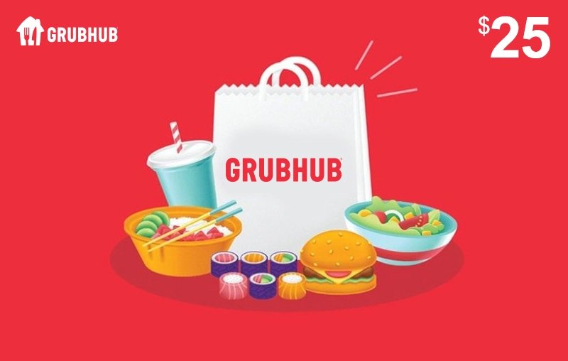 GrubHub 25 USD US Gift Card