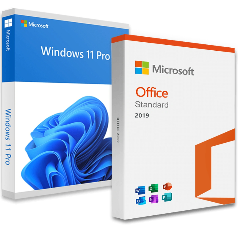Windows 11 Pro and MS Office 2019 Standard