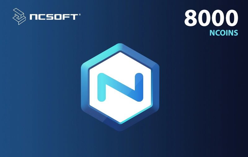 NCsoft 8000 NCoin Card WW