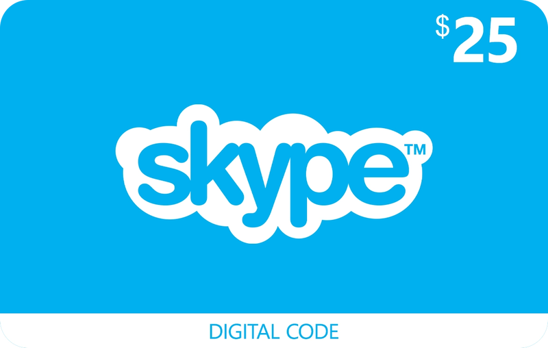 Skype Gift Card 25 USD