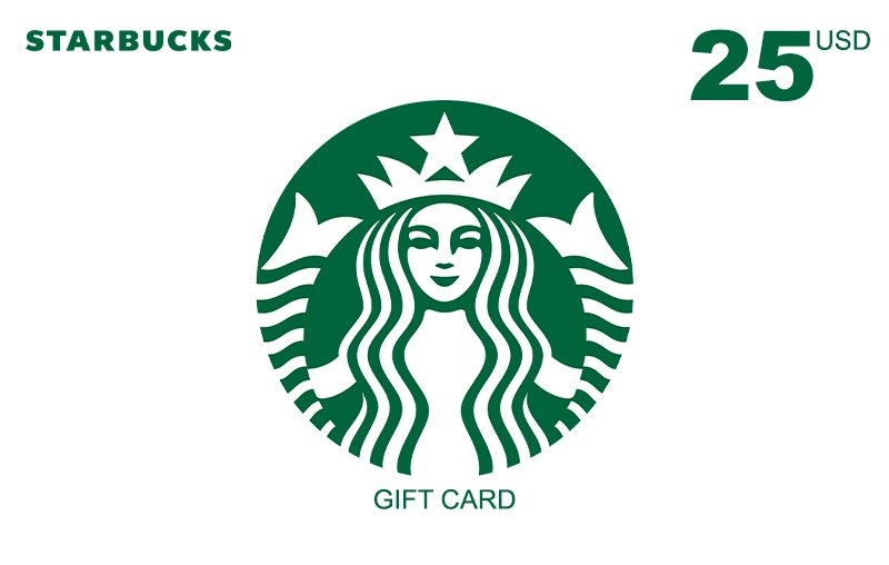 Starbucks Gift Card 25 USD US