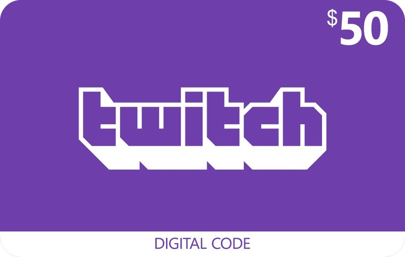 Twitch Gift Card 50 USD