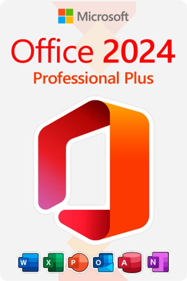 Microsoft Office 2024 Professional Plus LICENSE FOR 3 DEVICES