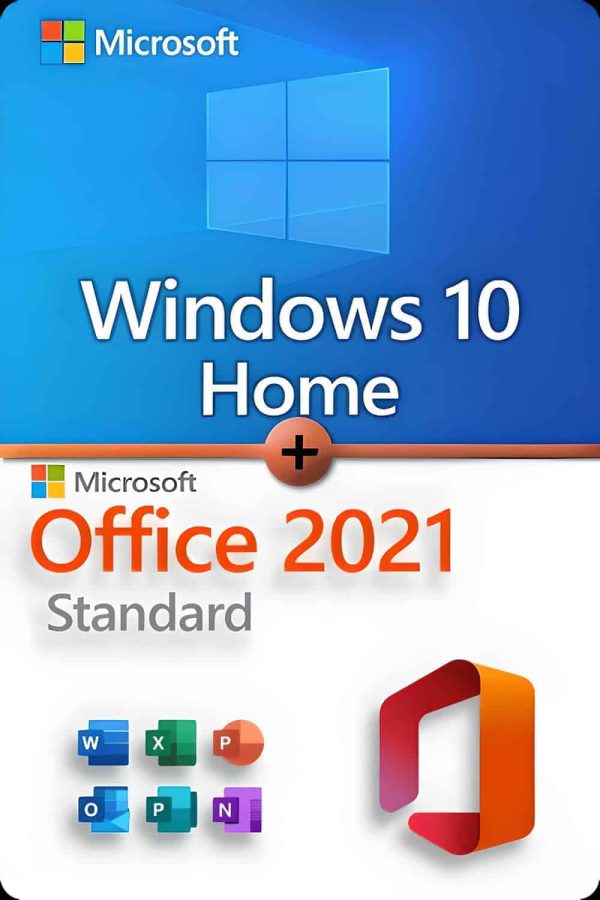 Microsoft Windows 10 Home + Microsoft Office 2021 Professional Plus
