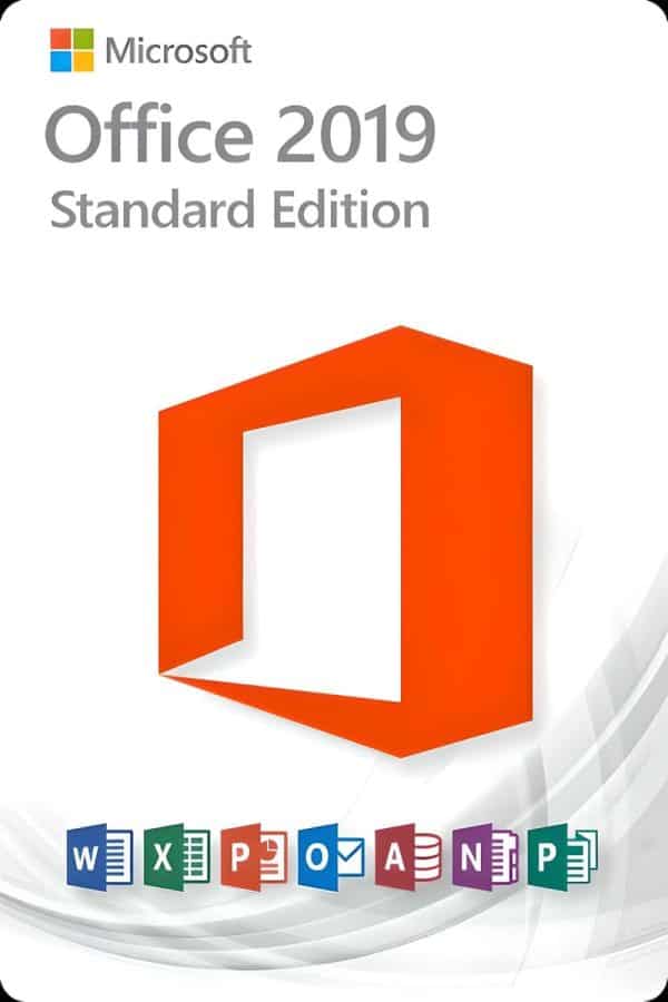 Microsoft Office 2019 Standard License for 3 devices