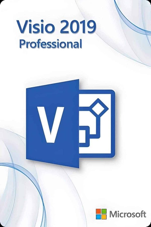 Microsoft Visio 2019 Professional License for 3 devices